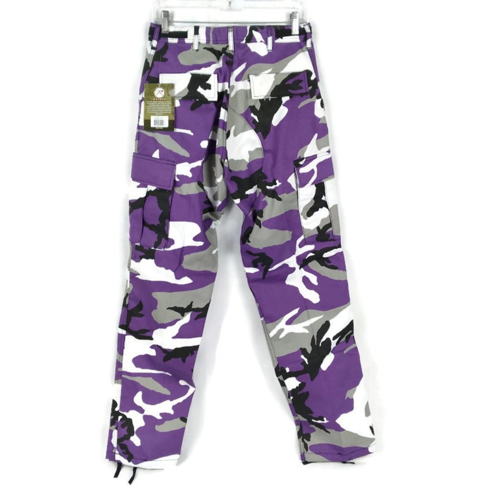 NWT Rothco Purple Camo Cargo Pants Small 27-31 - Picture 2 of 8